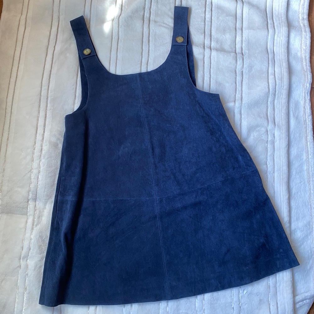 Michalla Suede Mini Overall Dress (Free People)
